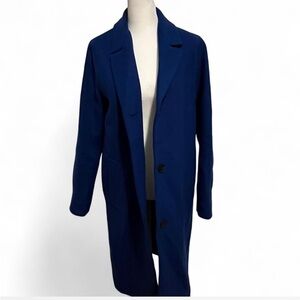 Abercrombie & Fitch Blue Trench Coat